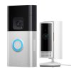 Ring Battery Doorbell Plus and Indoor Cam (Gen 2) with Included Manual Privacy Cover
